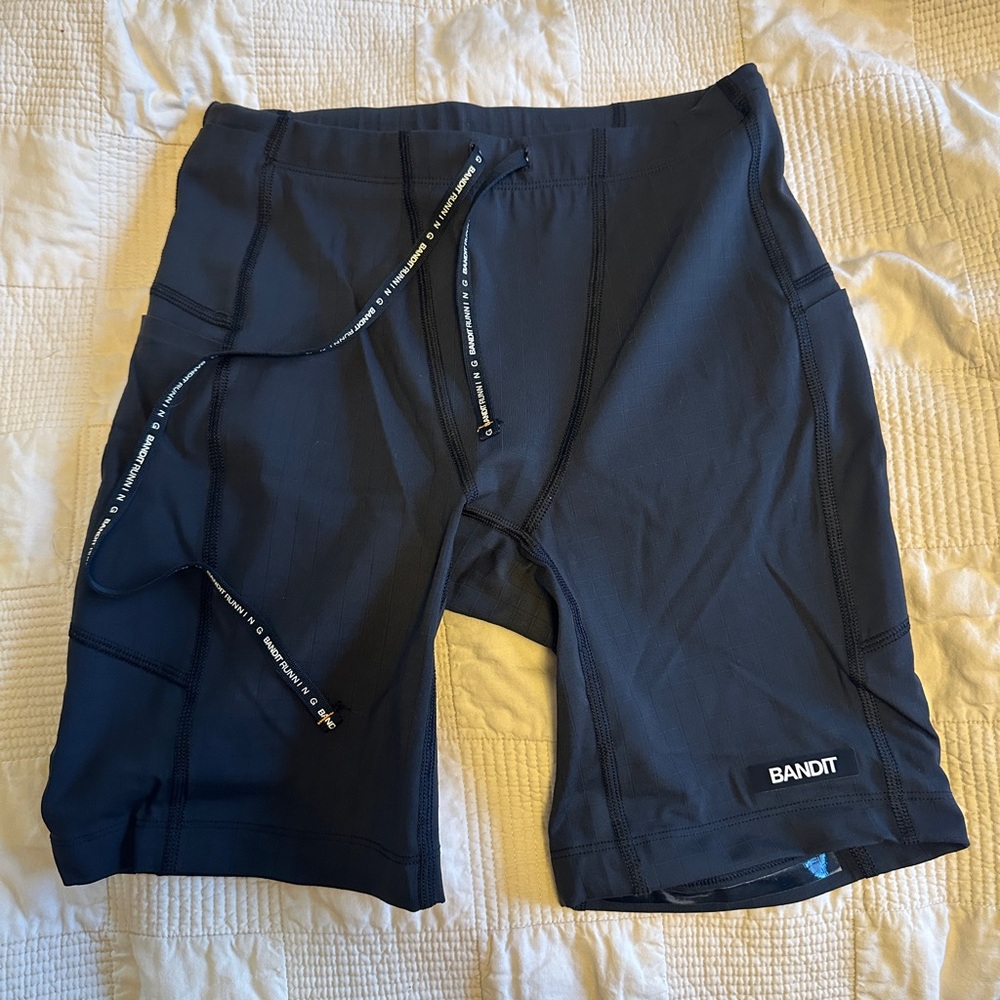 Bandit 7” Gridlock Half Tights – Black – Men’s Running Tights – Slightly Used